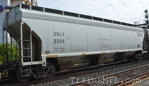 Car/wagon CGLX2345 left side / coté gauche